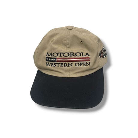 [USED] "MOTOROLA" バイカラー CAP