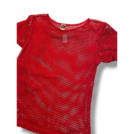 [USED]RED MESH Tee 🔴