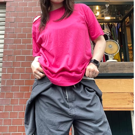 [USED] かわいいBoRo 無地Tee ♥️