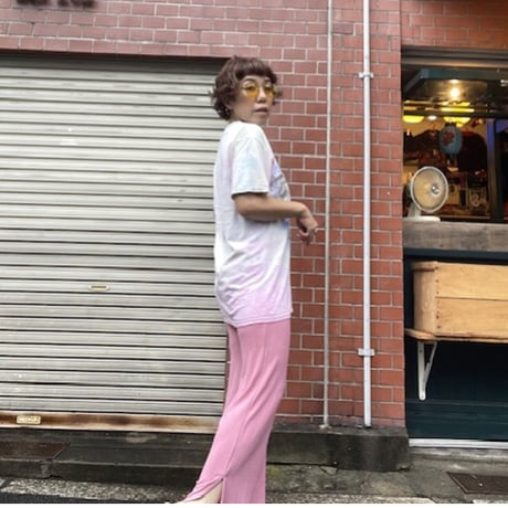 [USED] おネコさんタイダイプリントTee