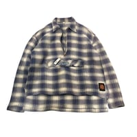 [USED] ハーフZIP♡ワッフル L/S SHIRTS