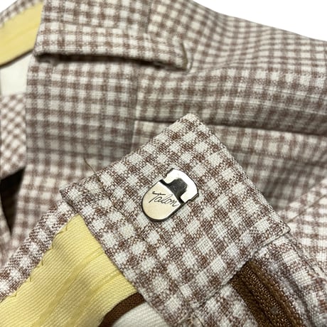 [USED] 70s J.C. Penney PLAID SLACKS (W34/L33)