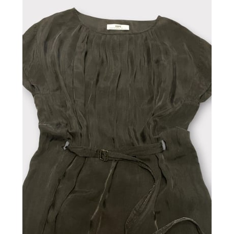 [USED]  BLACKレーヨンワンピース🖤