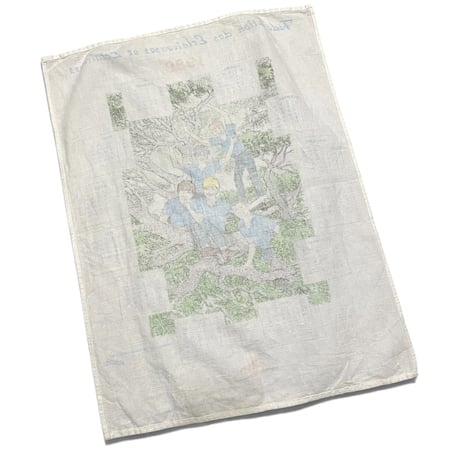 [USED] 1989 BOY SCOUTS ファブリック カレンダー