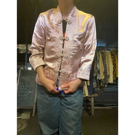 [USED] PINK & BLACK リバーシブル CHINA JKT