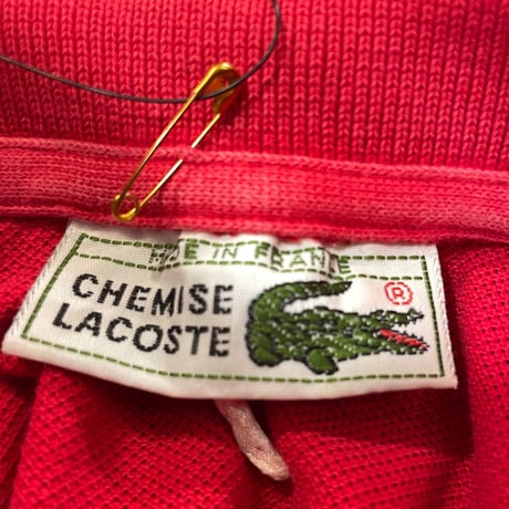 [USED] French LACOSTE ポロ ❤️🐊
