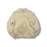 [USED] vintage ぽこぽこ編みの アランニット