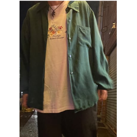 [USED] D.GREEN SILK SHIRTS