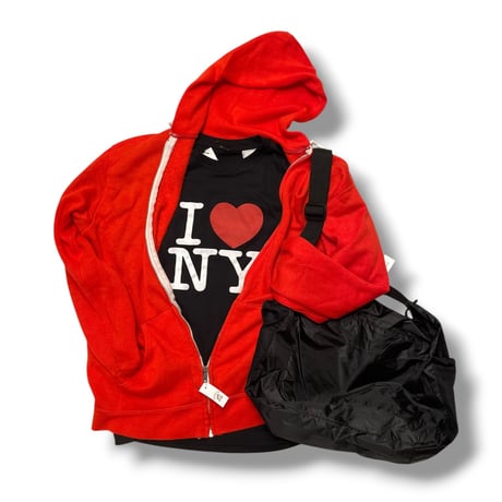 [USED]  RED ZIP PARKA ❤️