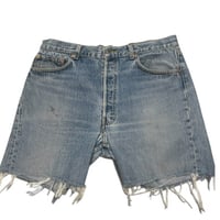 [USED] Levis 501 CUTOFF DENIM  W35