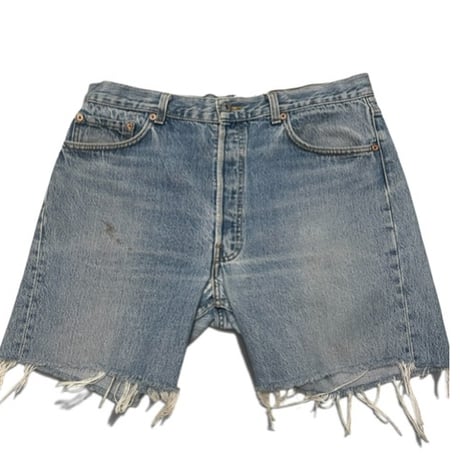 [USED] Levis 501 CUTOFF DENIM  W35