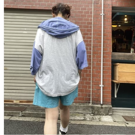[USED] 重ね着風 Tee PARKA