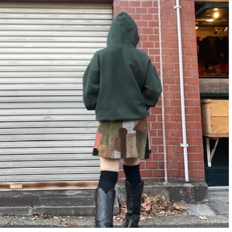 [USED]  GILDAN グリーンPARKA 💚