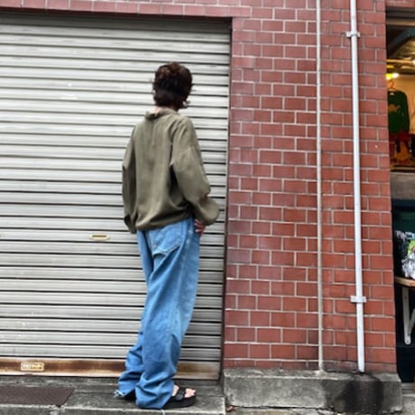 [USED] 渋めオリーブカラー🫒レーヨンシャツ