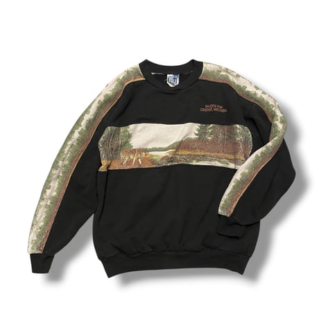 [USED] 90's ART UNLIMITED SPORTS "BAUER'S DAM" SWEAT