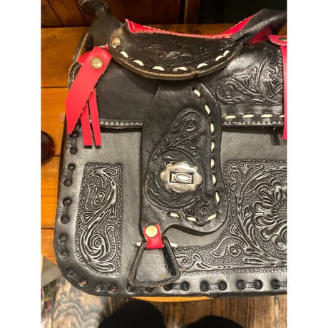 [USED] 70's vintage サドルBAG