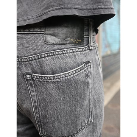 [USED] "rag&bone" BLACK DENIM 31×29