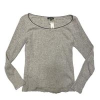 [USED] グレー リブ TOPS 🩶
