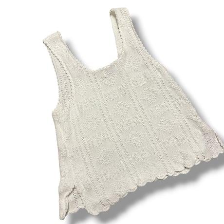 [USED] cotton ノースリーブ ニット