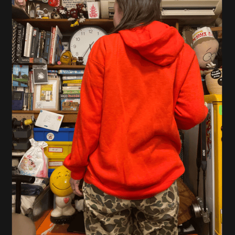 [USED] 70’s〜80's  vintage ZIP PARKA  "RED"