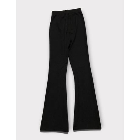 [USED] BLACK🖤リブフレアレギンス
