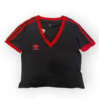 [USED] 2004 "adidas" Ladys Vネック Tee