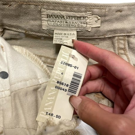 [DEADSTOCK] ”BANANA REPUBLIC” DENIM