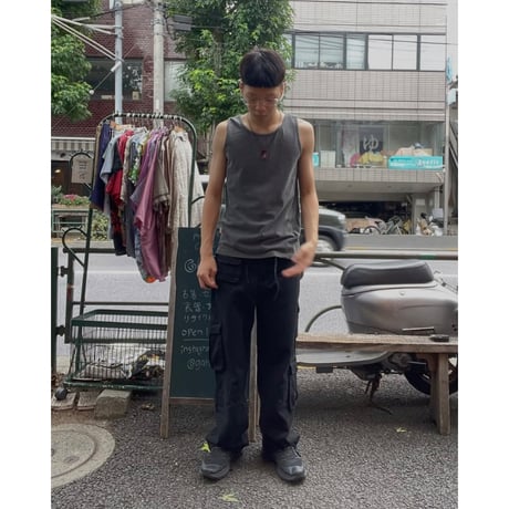 [USED] BLACK COTTON カーゴ Pants