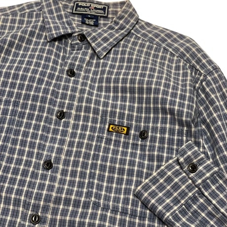 [USED] POLO SPORTチェックSHIRTS