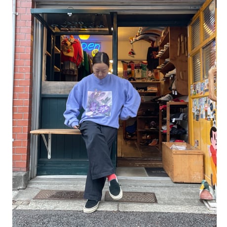 [USED] 90's お花とハチドリSWEAT SWEAT