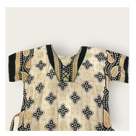 [USED]民族柄COTTONワンピース
