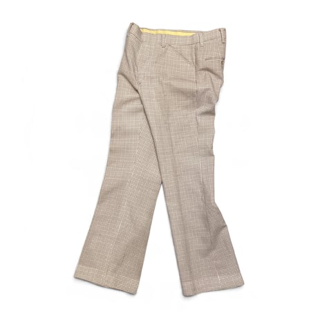 [USED] 70s J.C. Penney PLAID SLACKS (W34/L33)