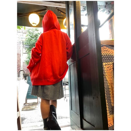 [USED] 70’s〜80's  vintage ZIP PARKA  "RED"