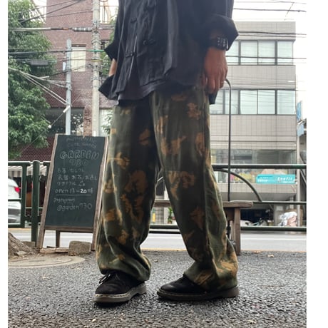 [USED] 70's ソビエト軍　カモ柄メッシュ TOPS+PANTS
