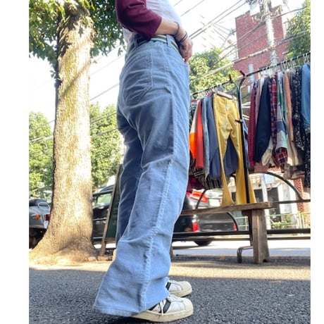 [USED]  70's〜80’s Levis 646 コーデュロイパンツ 水色