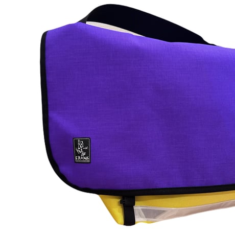 SOLO Large [ Purple flap x Yellow x Black ]