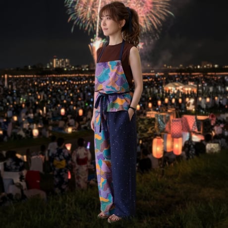 New!  サマードレスパンツ INDIGO NIGHT 【Domestic Only】