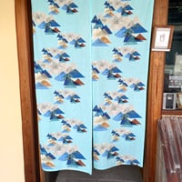 暖簾　のれん　NOREN【山水色、ネイビー全3色】