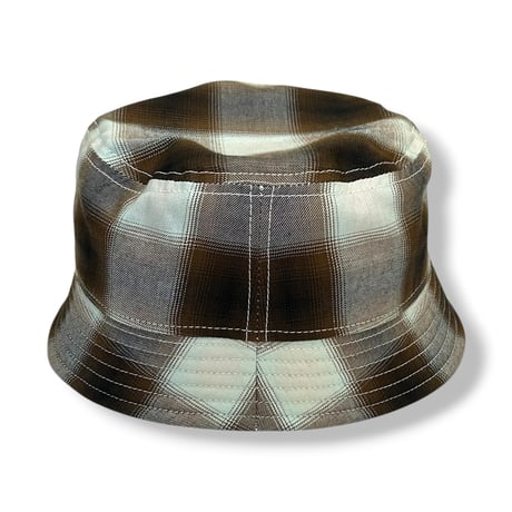 BUCKET SHORTER HAT　"BROWN CHECK"