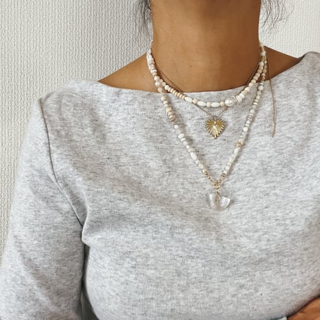 6・flecks of memory necklace