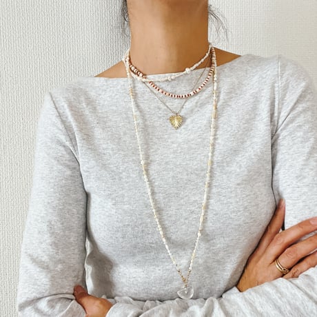3・salt pearl necklace