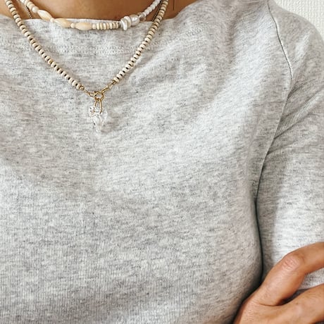 9・sand heart necklace