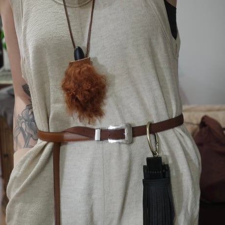 fur necklace /