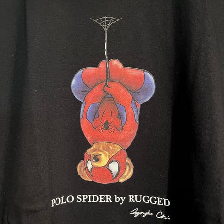 RUGGED "POLO SPIDER" tee (5.6oz./black)