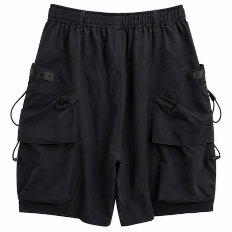 【ラス1 】RUGGED®︎ Ripstop Utility Cargo Shorts - Black