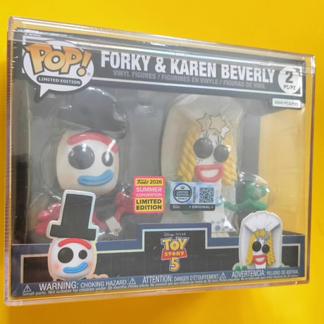 ファンコポップ 『トイストーリー5』 フォーキー＆カレン・ビバリー　FUNKOPOP! ToyStory 5　Forky and Karen Beverly 2-Pack（3500pc）