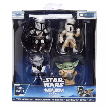 スターウォーズ 『マンダロリアン＆グローグー』　Jada Toys メタルフィグス 4パック