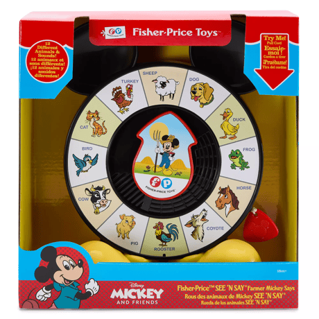 フィッシャープライス　シーン・セイ：ザ・ファーマー・セイ　ミッキーマウス版　Fisher-Price™ SEE 'N SAY® Farmer Mickey Says