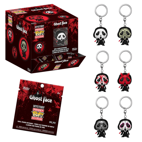 ファンコ ミステリー・ポケット・ポップ！ キーチェーン  「スクリーム」ゴーストフェイス　Funko Mystery Pocket Pop! Keychain: Scream / Ghost Face