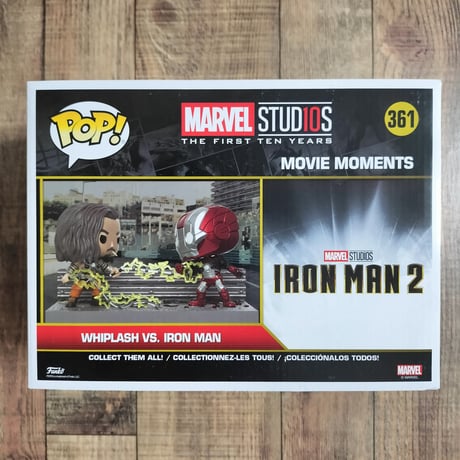 2018年デッドストック！ファンコ マーベル コレクターコープス MCU10周年記念セット　「アイアンマン2」アイアンマンvs.ウィップラッシュ